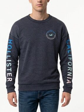 HOLLISTER sIze XS blue‎ sweatshirt. Long sleeve.see measurements.